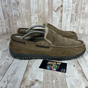 CLARKS FLEECE slip Ons -‎ mens 11